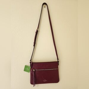 Kate Spade Burgundy Crossbody Bag